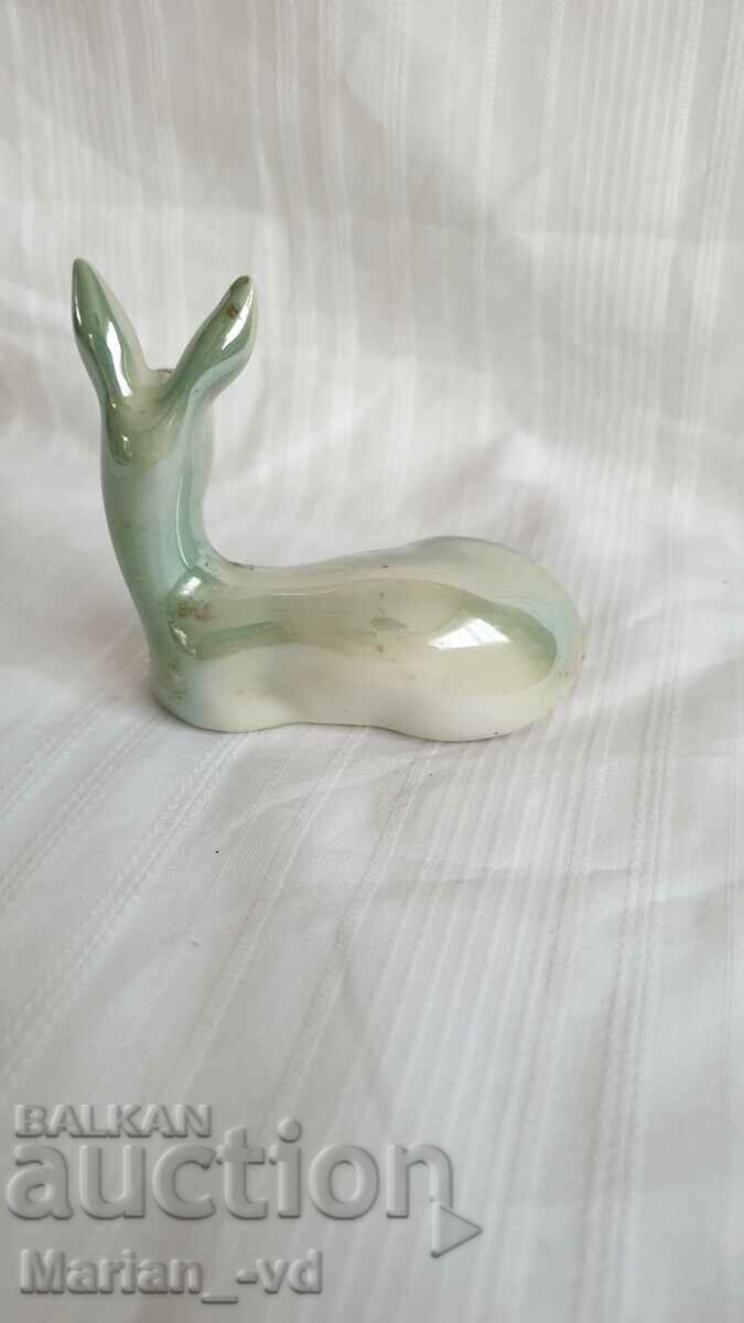 Auction  Porcelain doe