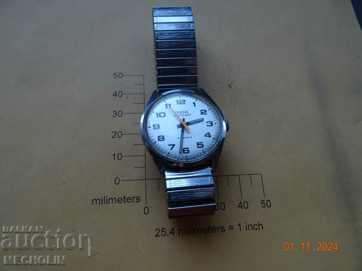 CLOCK GERMAN DIEHL COMPACT with price 22.00 BGN | € 11.25 CLOCK GERMAN DIEHL COMPACT with price 22.00 BGN | € 11.25