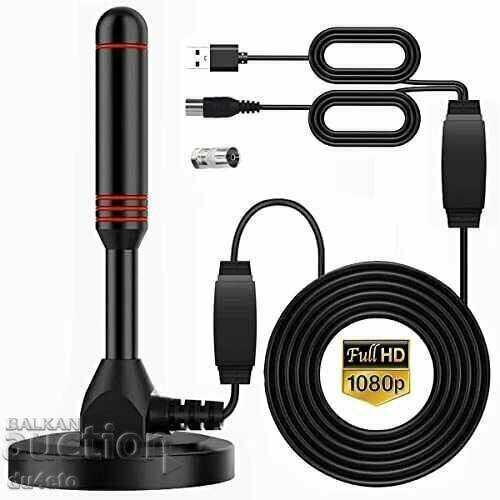 Auction Indoor antenna with amplifier for digital TV DVB-T HD Auction Indoor antenna with amplifier for digital TV DVB-T HD