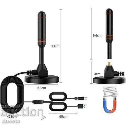 Delivery of Indoor antenna with amplifier for digital TV DVB-T HD
