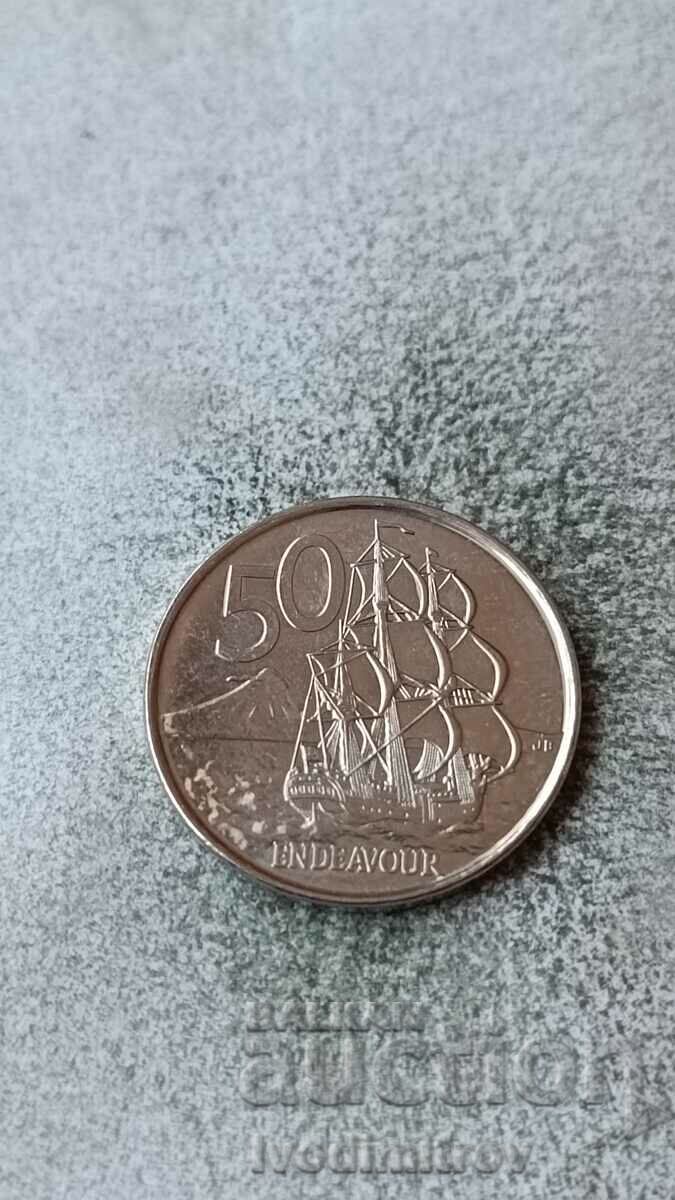 New Zealand 50 cents 2015