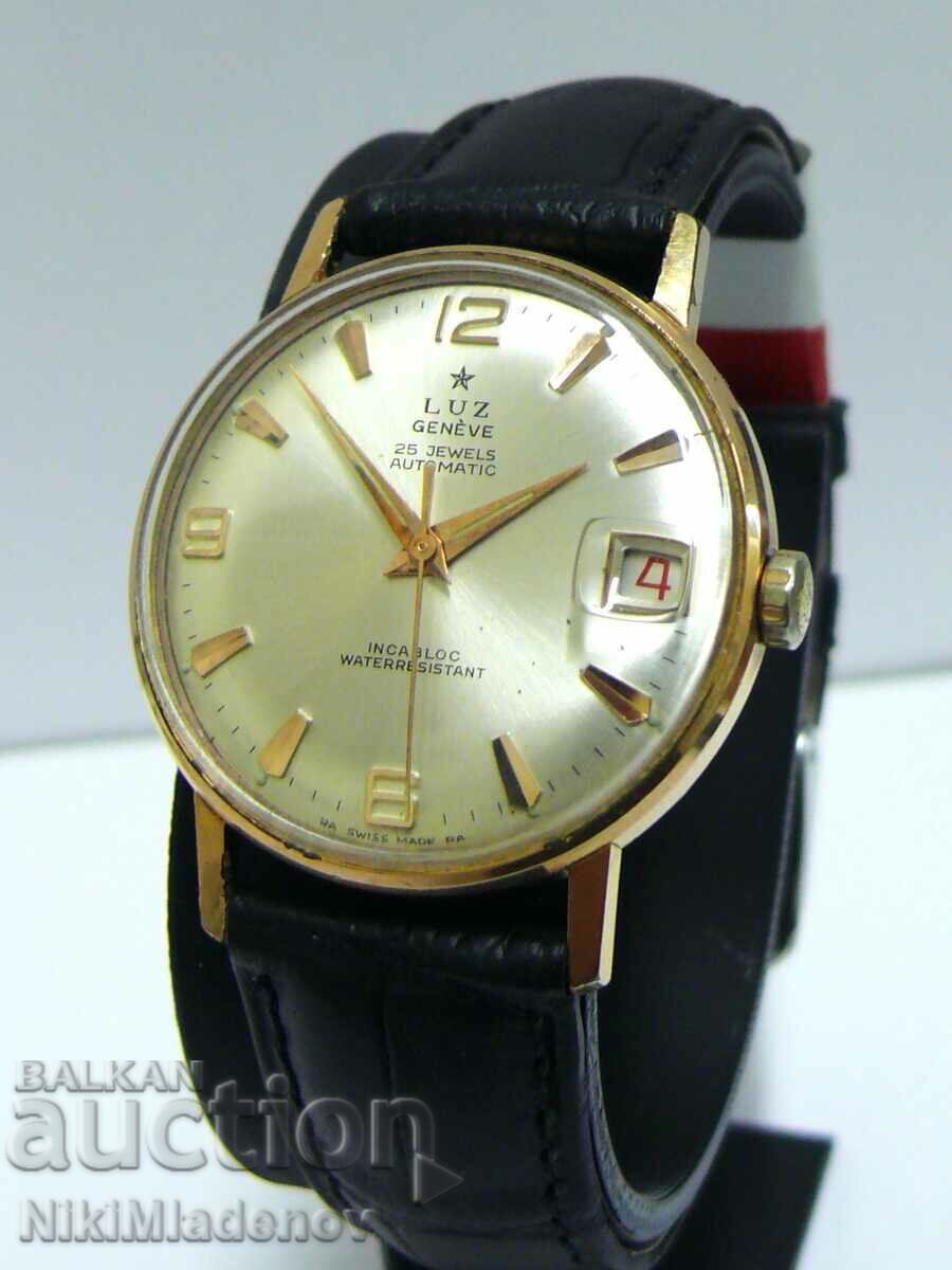 LUZ Geneve 25 Stones Men's Automatic Wrist Watch