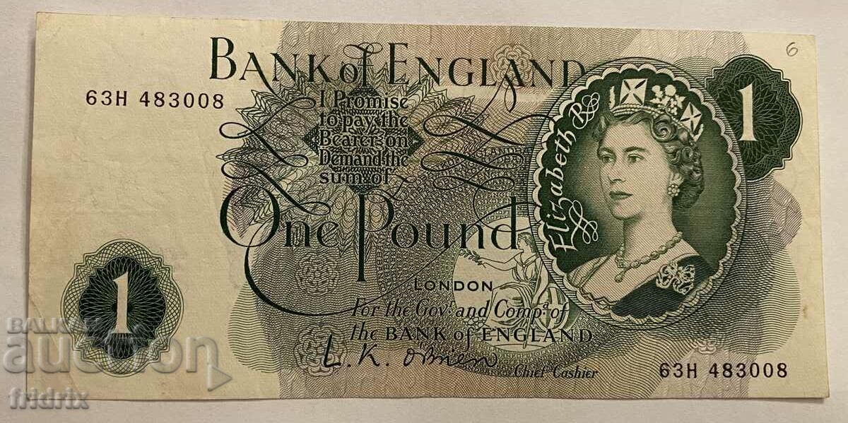 Великобритания 1 паунд / Great Britain 1 pound 1960 МА