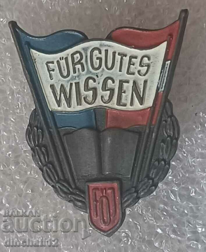 Δημοπρασία Σημάδι. Abzeichen für gutes Wissen Δημοπρασία Σημάδι. Abzeichen für gutes Wissen