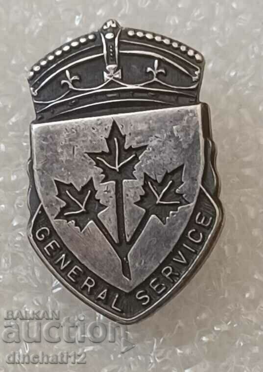 Auction General service Canada WW2 badge Auction General service Canada WW2 badge