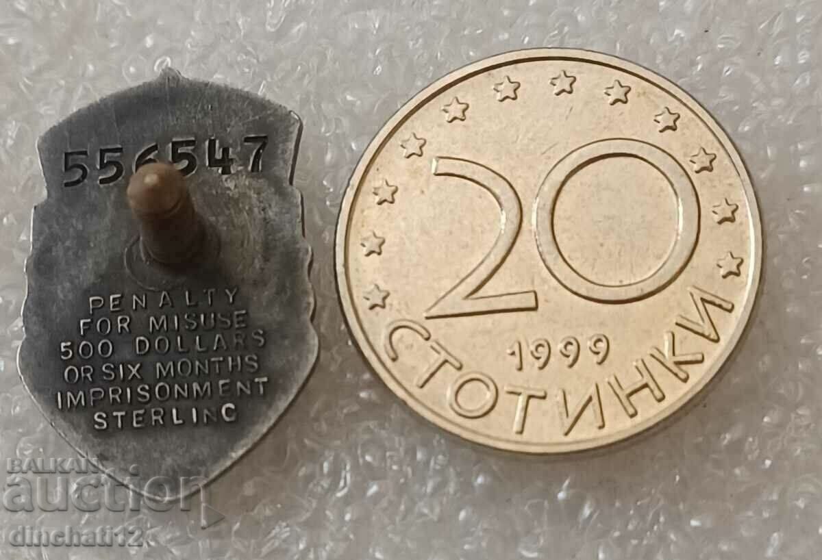 Delivery of General service Canada WW2 badge Delivery of General service Canada WW2 badge