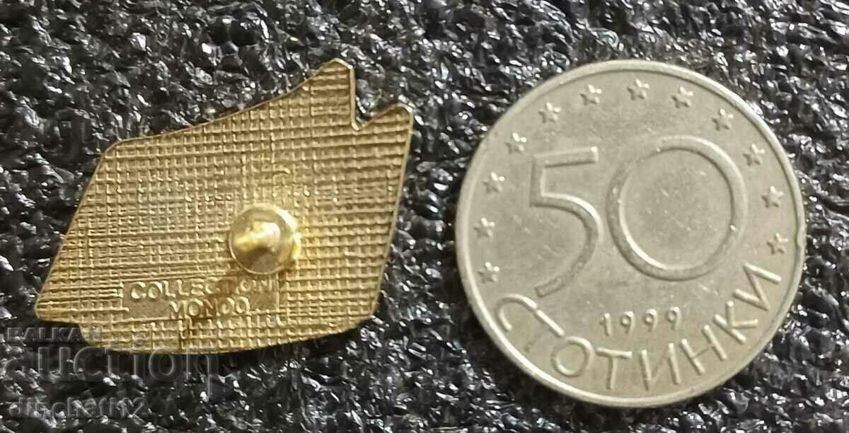 Badge. COLLECTION MONDO SWISS with price 4.00 BGN | € 2.05