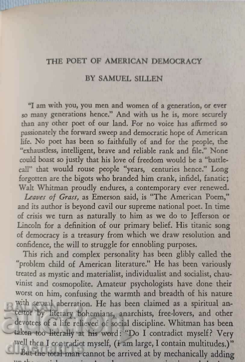 Walt Whitman Poet of American Democracy: Sillen, Samuel - 5 Walt Whitman Poet of American Democracy: Sillen, Samuel - 5