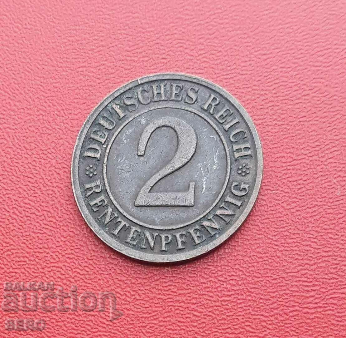 Germany-2 pfennig 1923 D-Munich-rare year