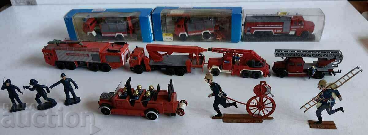 .1970 LOT FIREMAN FIREMAN FIGURES CAR + BONUS ΑΜΕΤΑΧΕΙΡΙΣΤΟ