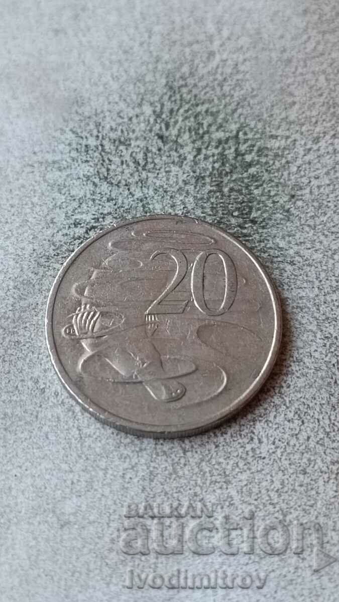 Australia 20 cents 2009