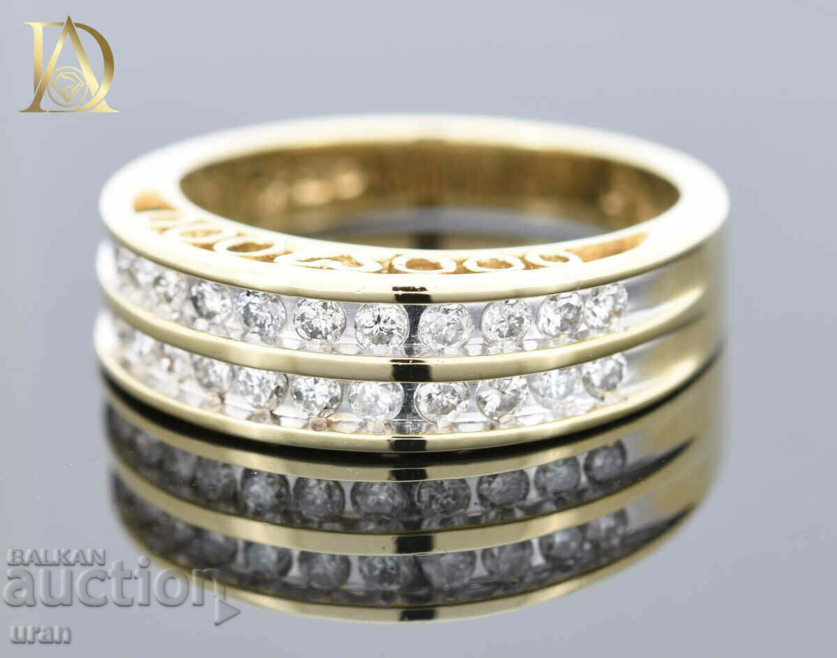 New Gold Ring with 0.50ct Natural Diamonds with price € 650.00 | 1271.29 BGN