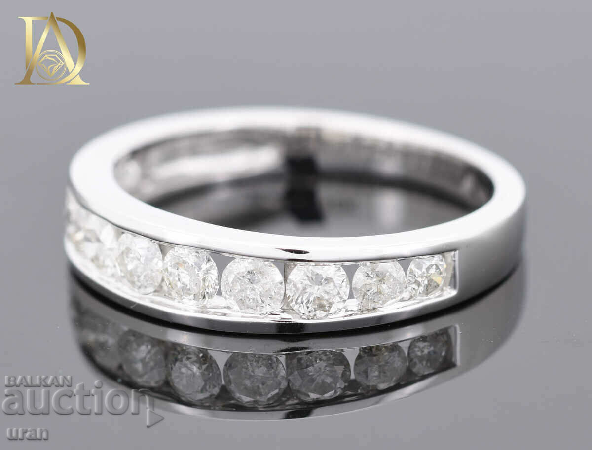 Auction New Gold Ring with 0.75ct Natural Diamonds Auction New Gold Ring with 0.75ct Natural Diamonds