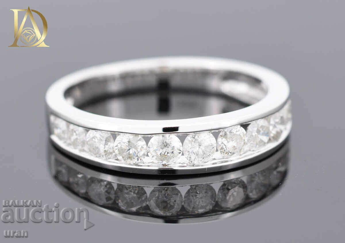 Delivery of New Gold Ring with 0.75ct Natural Diamonds Delivery of New Gold Ring with 0.75ct Natural Diamonds