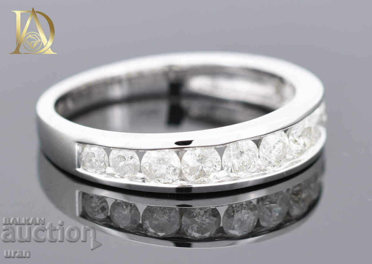 New Gold Ring with 0.75ct Natural Diamonds - 5 New Gold Ring with 0.75ct Natural Diamonds - 5