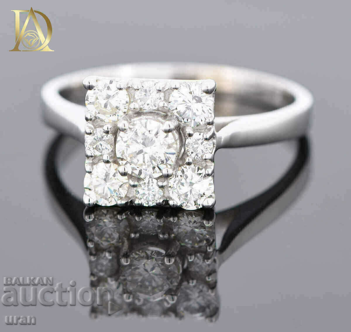 New Gold Ring with 0.91ct Natural Diamonds with price 2000.00 BGN | € 1022.58 New Gold Ring with 0.91ct Natural Diamonds with price 2000.00 BGN | € 1022.58