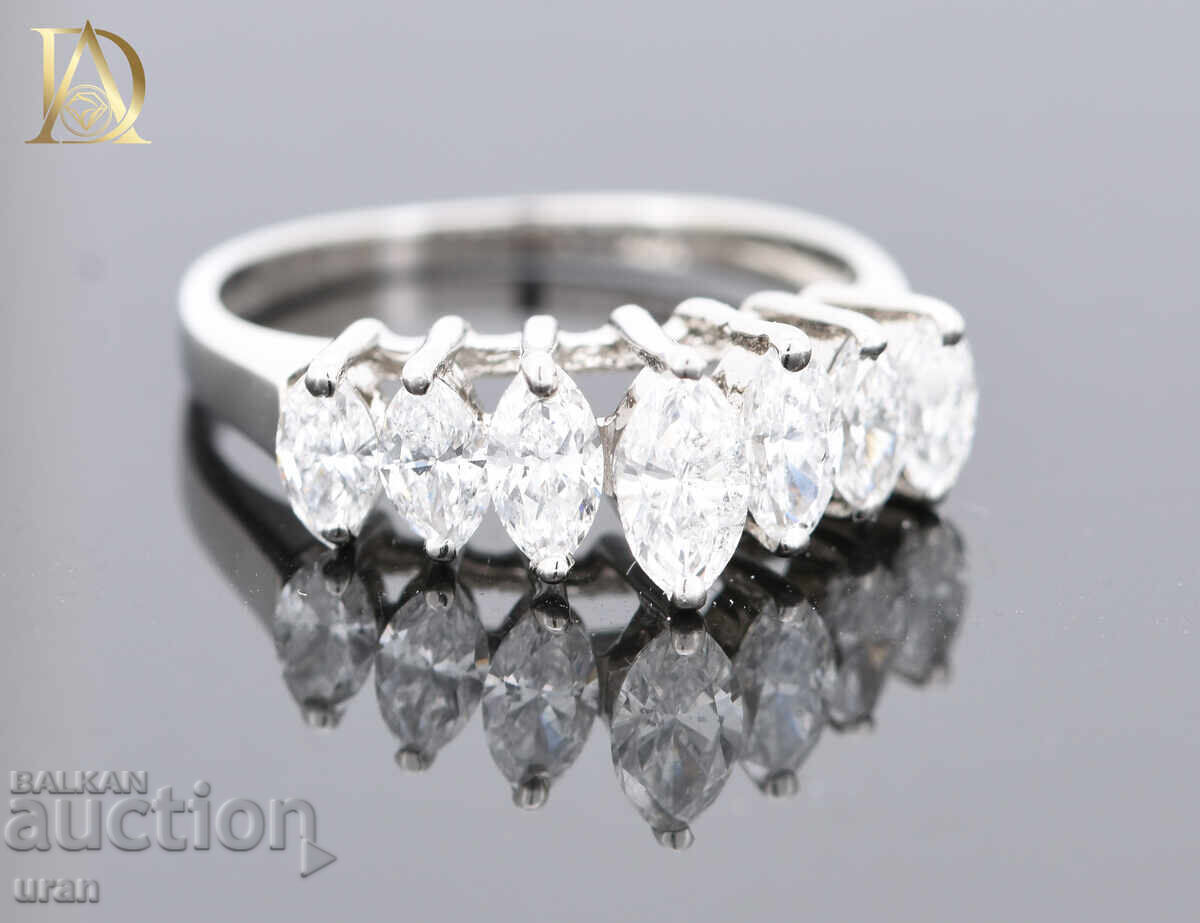 Delivery of New Gold Ring with 0.91ct Natural Diamonds