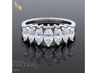 Inel de aur nou cu diamante naturale de 0,91 ct