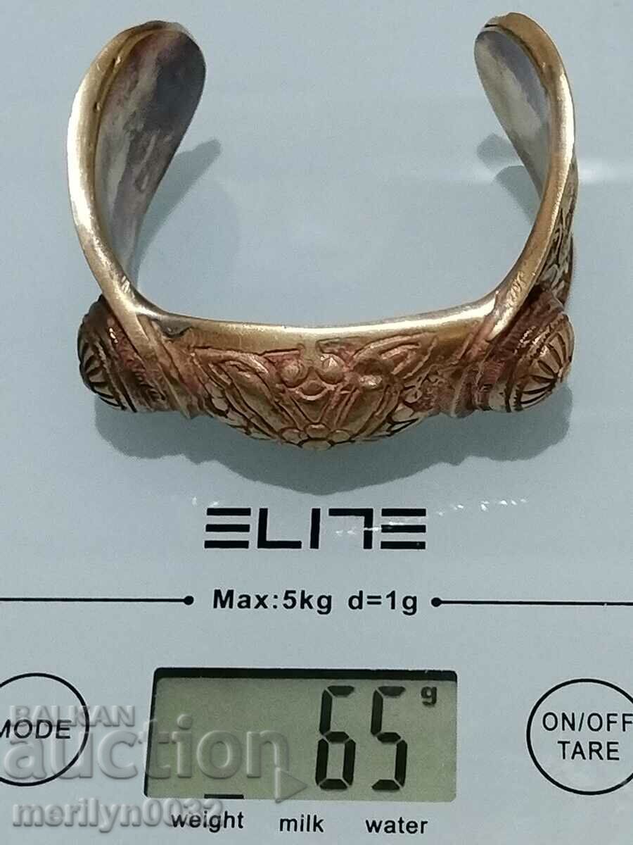 Аукцион Възрожденска гривна рогатка, сачан, накит