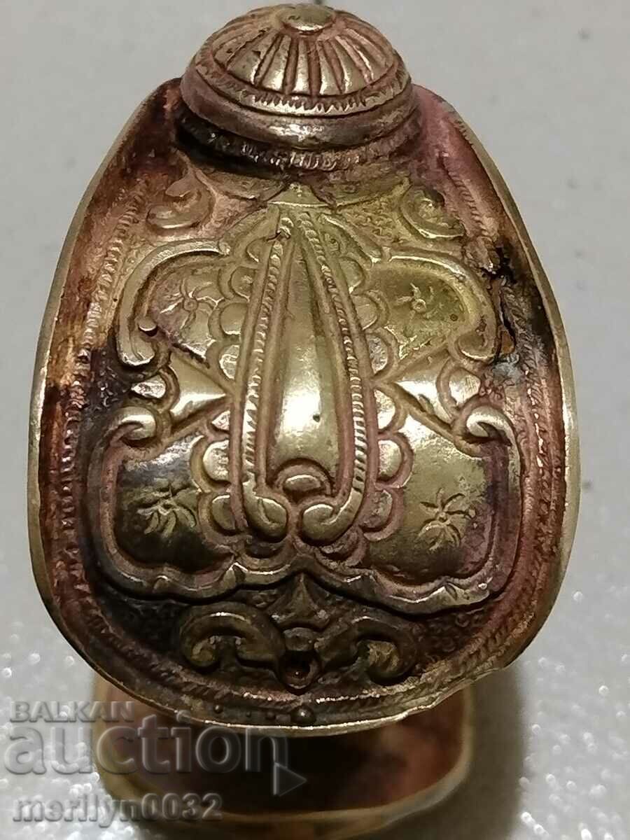 Възрожденска гривна рогатка, сачан, накит - 5