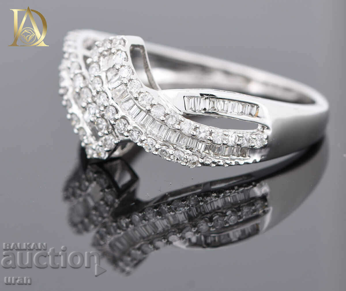 New Gold Ring with 0.80ct Natural Diamonds with price € 1250.00 | 2444.79 BGN New Gold Ring with 0.80ct Natural Diamonds with price € 1250.00 | 2444.79 BGN