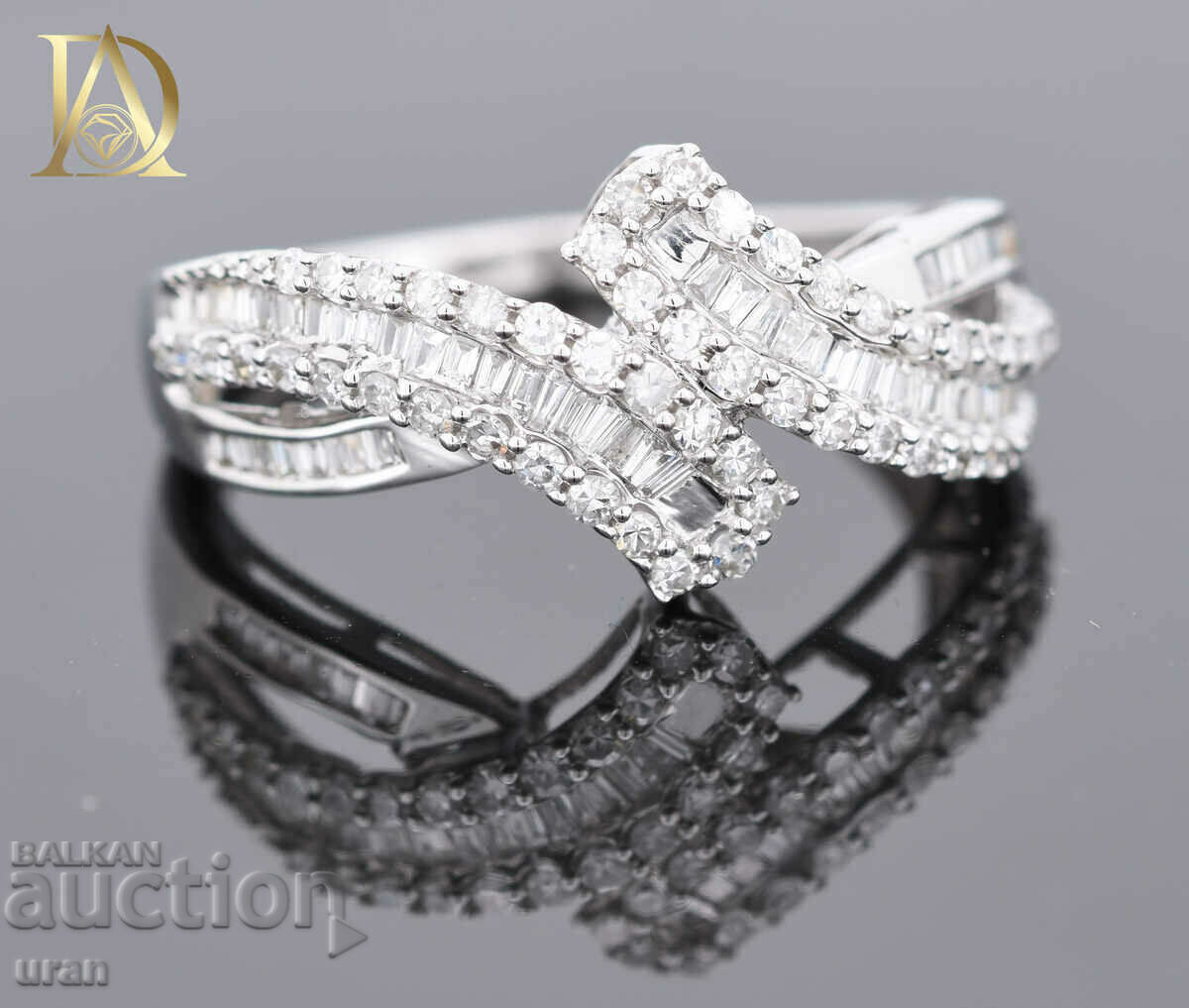 New Gold Ring with 0.80ct Natural Diamonds - 5 New Gold Ring with 0.80ct Natural Diamonds - 5