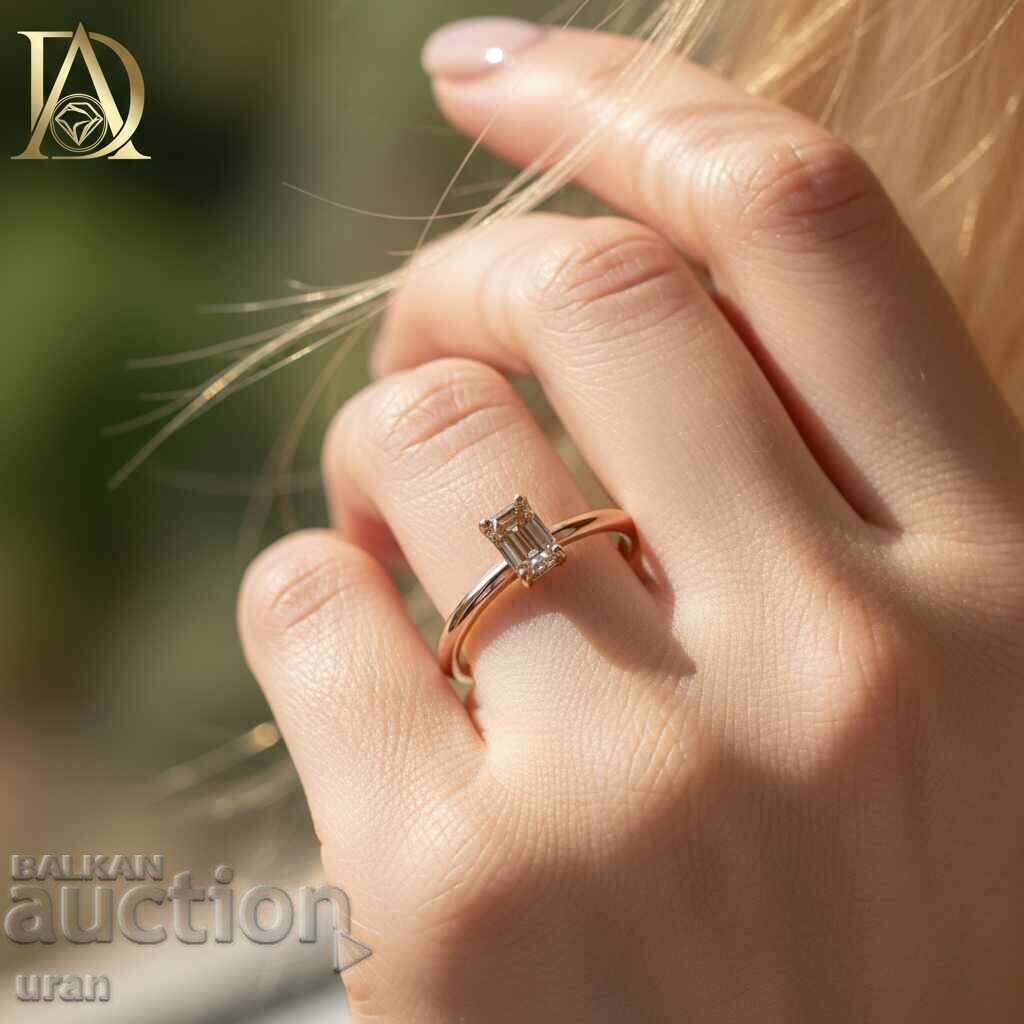 New Gold Ring with 0.43ct Natural Diamond with price € 1500.00 | 2933.75 BGN