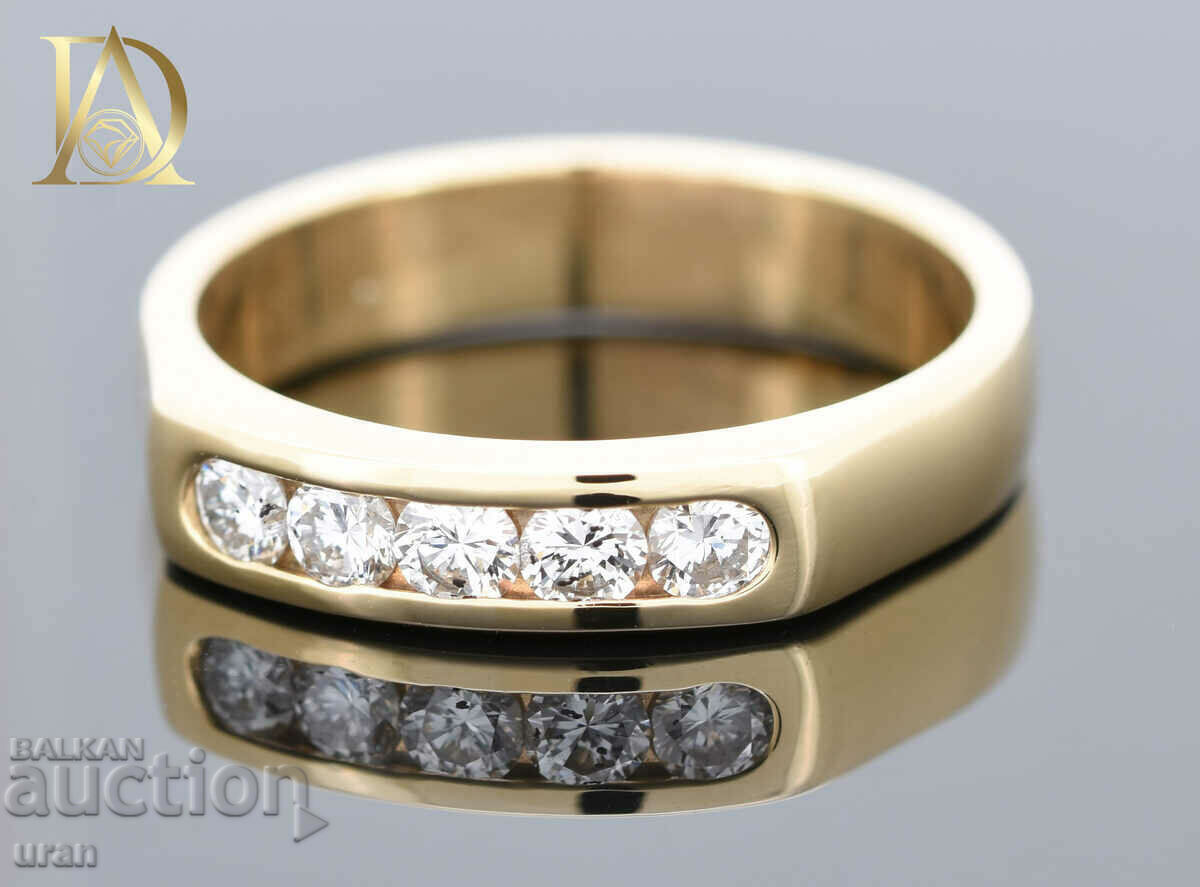 Inel de aur nou cu diamante naturale de 0,45 ct cu preț € 1200.00 | 2347.00 BGN Inel de aur nou cu diamante naturale de 0,45 ct cu preț € 1200.00 | 2347.00 BGN