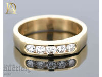 New Gold Ring with 0.45ct Natural Diamonds