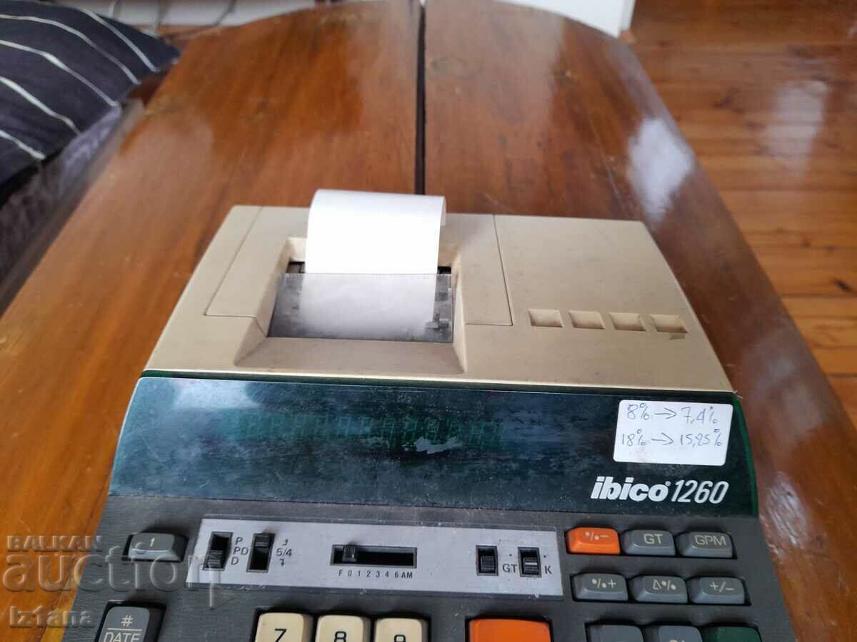 Παλιά ταμειακή μηχανή Ibico 1260 με τιμή 65.00 BGN | € 33.23 Παλιά ταμειακή μηχανή Ibico 1260 με τιμή 65.00 BGN | € 33.23