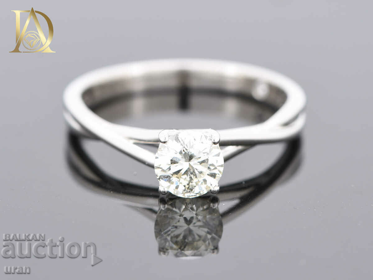 New Gold Ring with 0.70ct Natural Diamond with price 3500.00 BGN | € 1789.52