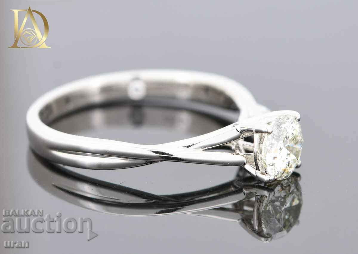 Delivery of New Gold Ring with 0.70ct Natural Diamond