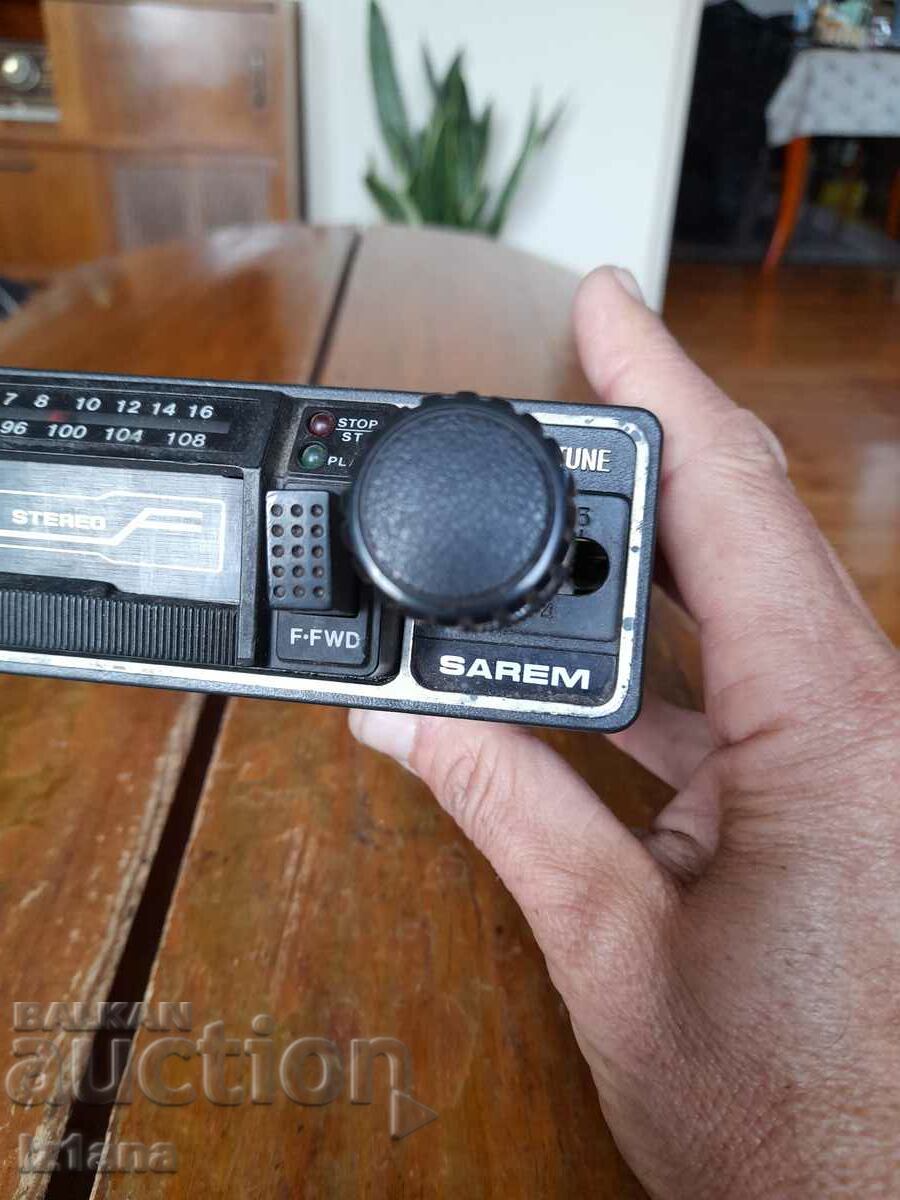 Old Sarem car radio cassette player with price 55.00 BGN | € 28.12 Old Sarem car radio cassette player with price 55.00 BGN | € 28.12