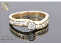 New Gold Ring with 0.50ct Natural Diamonds