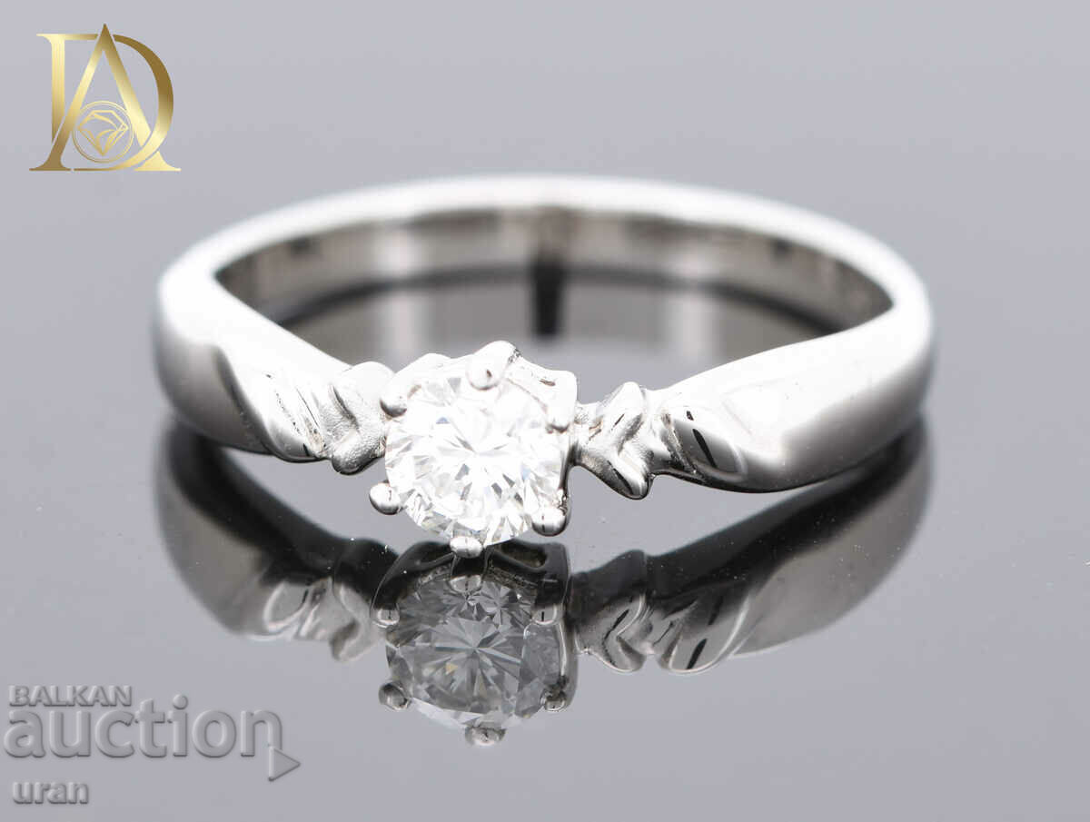 New Gold Ring with 0.30ct Natural Diamond with price 1500.00 BGN | € 766.94