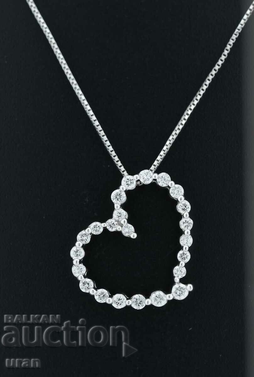 New Gold Necklace with 0.35ct Natural Diamonds