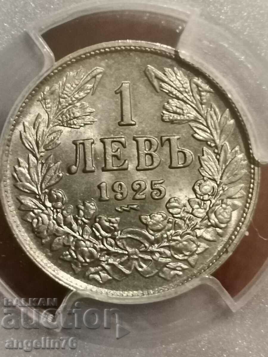 1 BGN 1925 - MS66 with price 980.00 BGN | € 501.07 1 BGN 1925 - MS66 with price 980.00 BGN | € 501.07