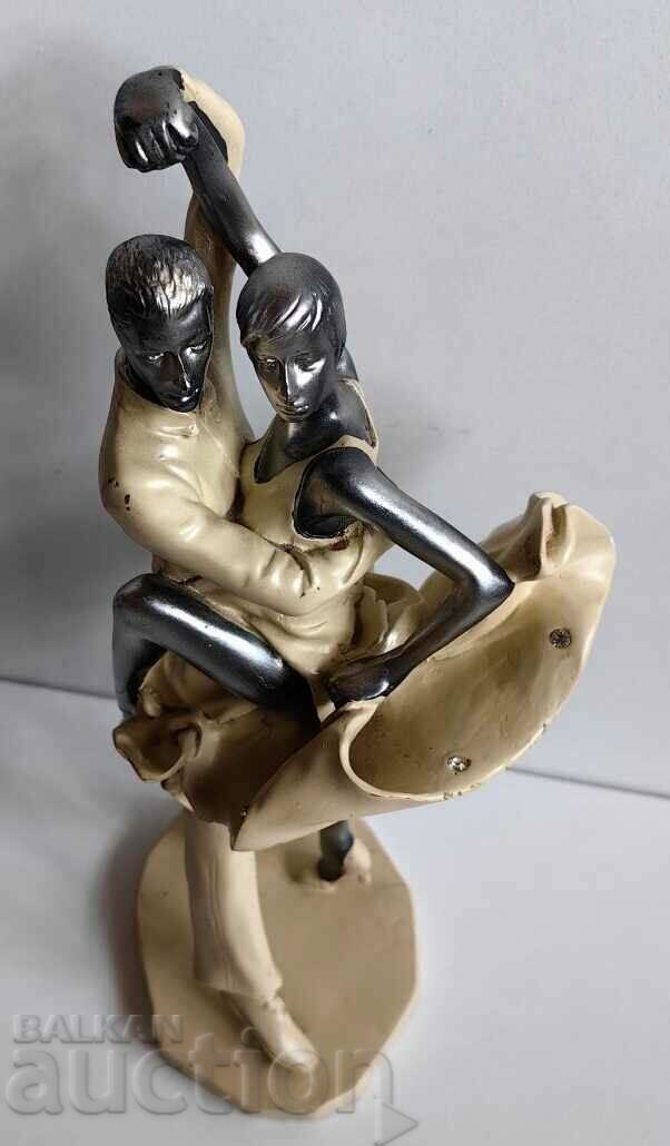 . DANCING COUPLE DANCE DANCERS STATUETTE FIGURE PLASTIC