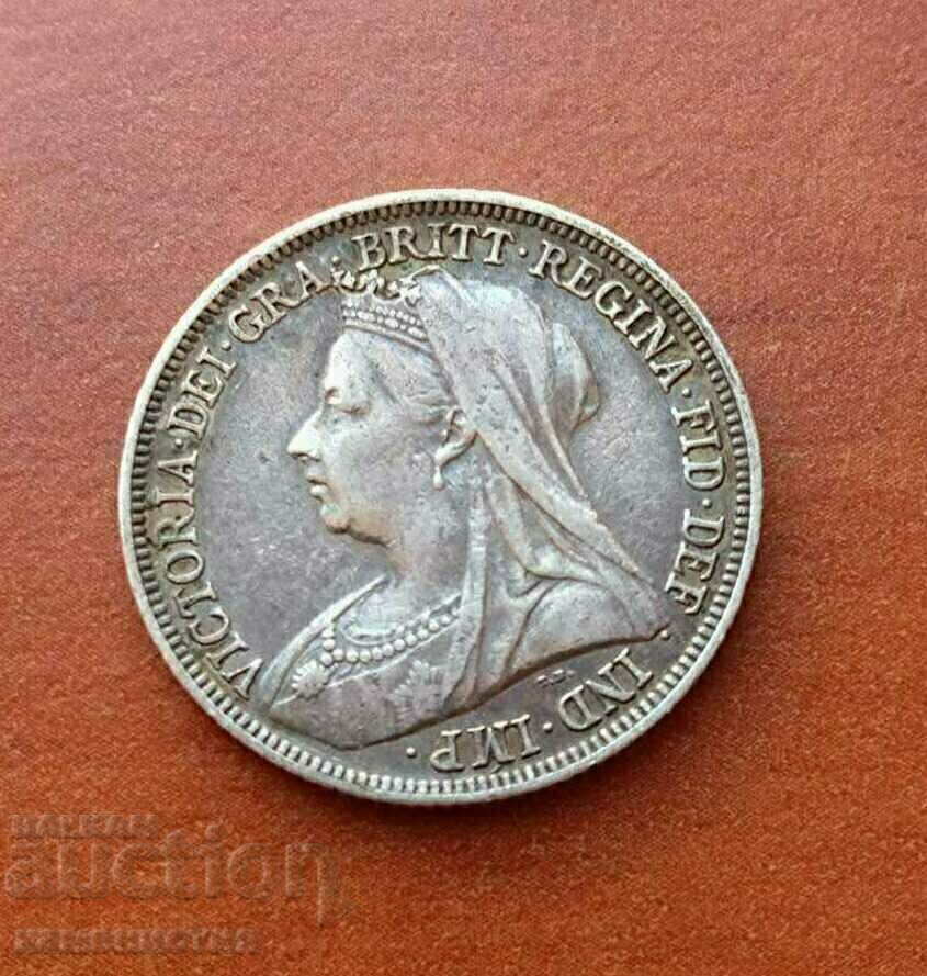 Silver Shilling Great - Victoria 1900