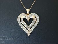 New Gold Necklace with 0.55ct Natural Diamonds