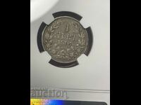 1 лев 1894 XF45 NGC от 1 стотинка