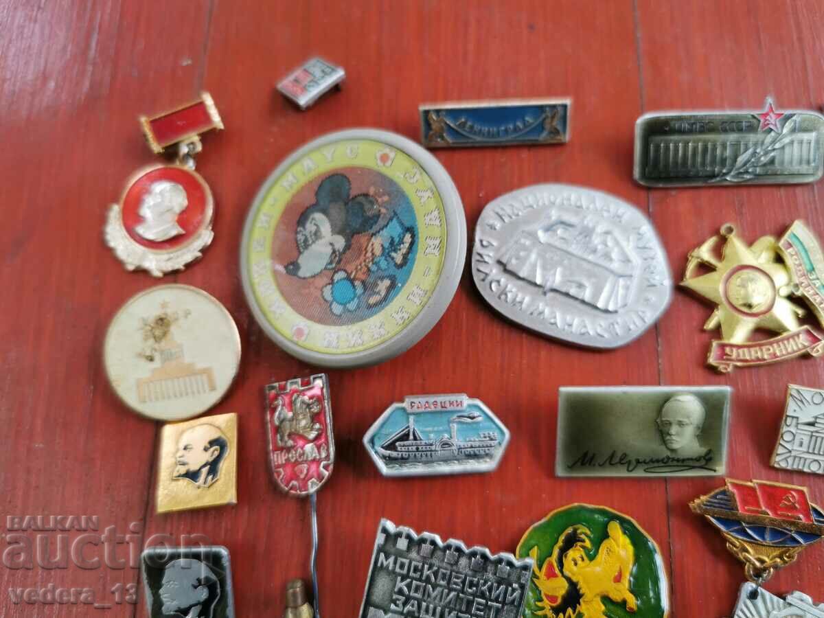 LOT OF BADGES with price 10.00 BGN | € 5.11 LOT OF BADGES with price 10.00 BGN | € 5.11