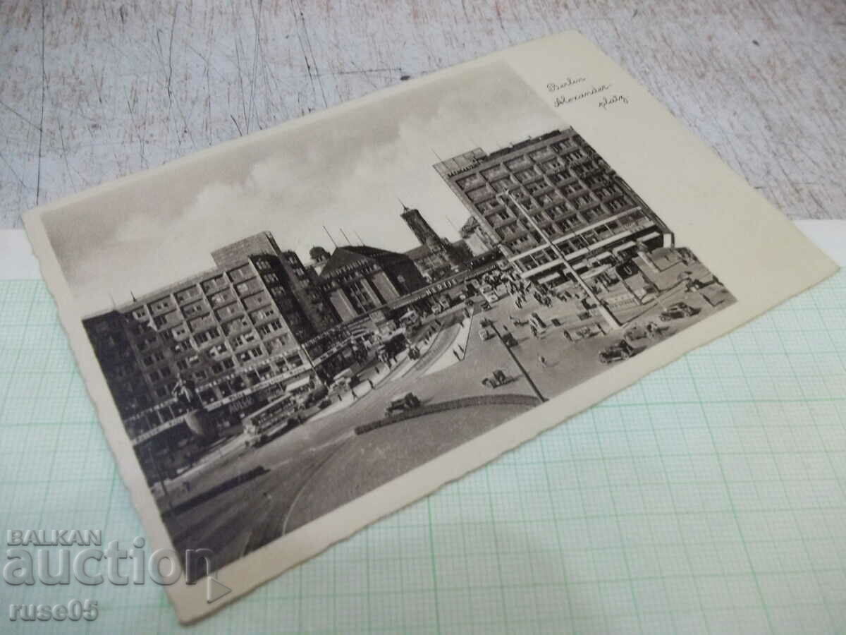 Auction Card old "Berlin. Alexander platz." Auction Card old "Berlin. Alexander platz."