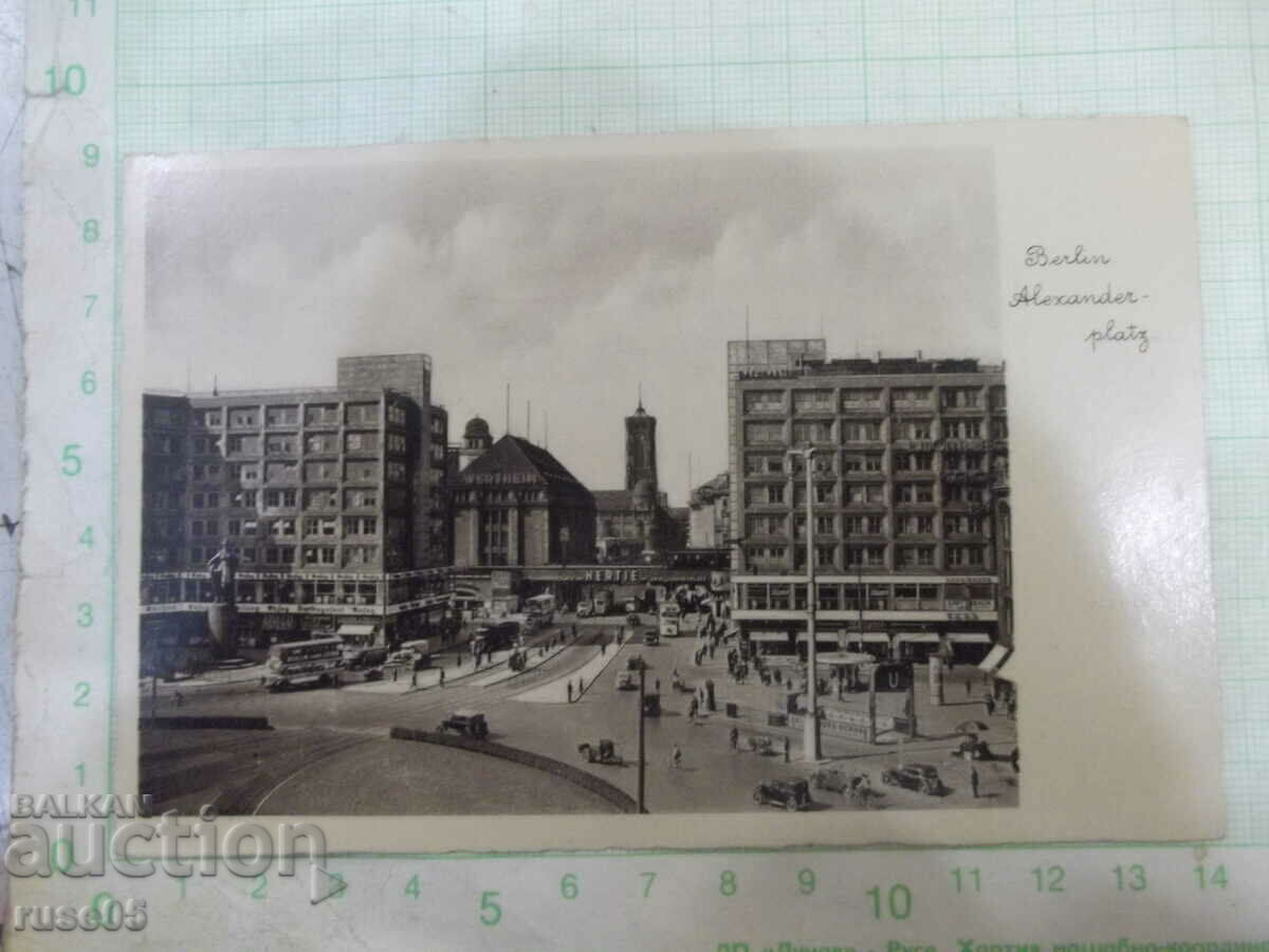 Card old "Berlin. Alexander platz."