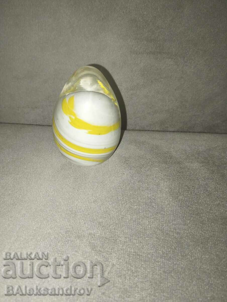 A beautiful glass egg