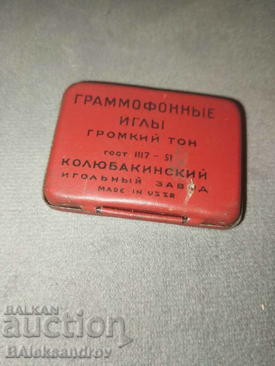 Кутия стари игли за грамофон СССР - 5 Кутия стари игли за грамофон СССР - 5
