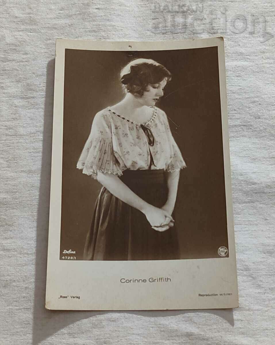 CORINNE GRIFFITH CINEMA USA P.K. ROSS