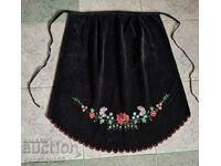 Authentic velvet embroidered apron