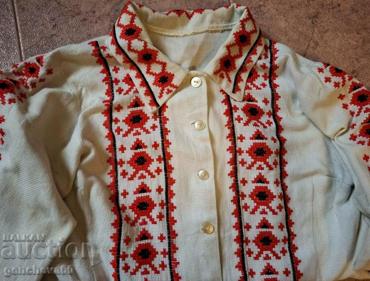 Old women's shirt with hand embroidery/costume - 6 Old women's shirt with hand embroidery/costume - 6