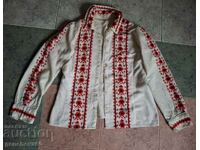 Cămașă bătrână cu broderie manuală/costum